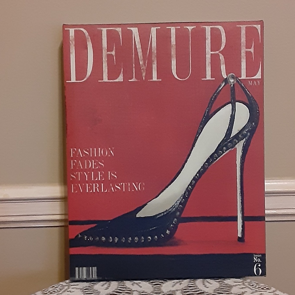 DEMURE Canvas Wall Art
